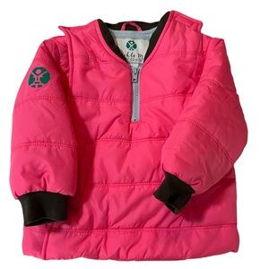 Bright Pink Buckle Me Baby Coat.